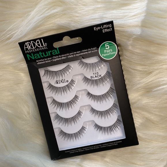 Ardell Other - Ardell Professional Natural False Lashes Eye-Lifting Effect 110 Black 5 Pairs